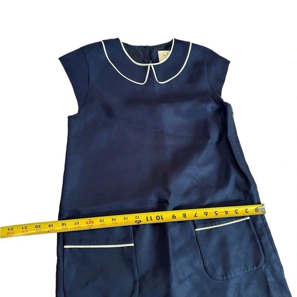 Kate Spade French Thelma Peter Pan Collar Dress Size 4 - Picture 13 of 17